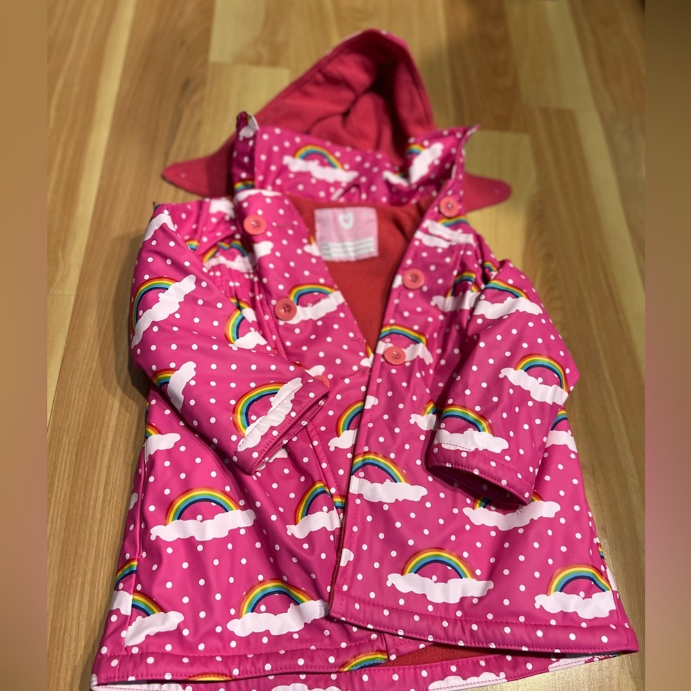 Insulated Raincoat with Hood